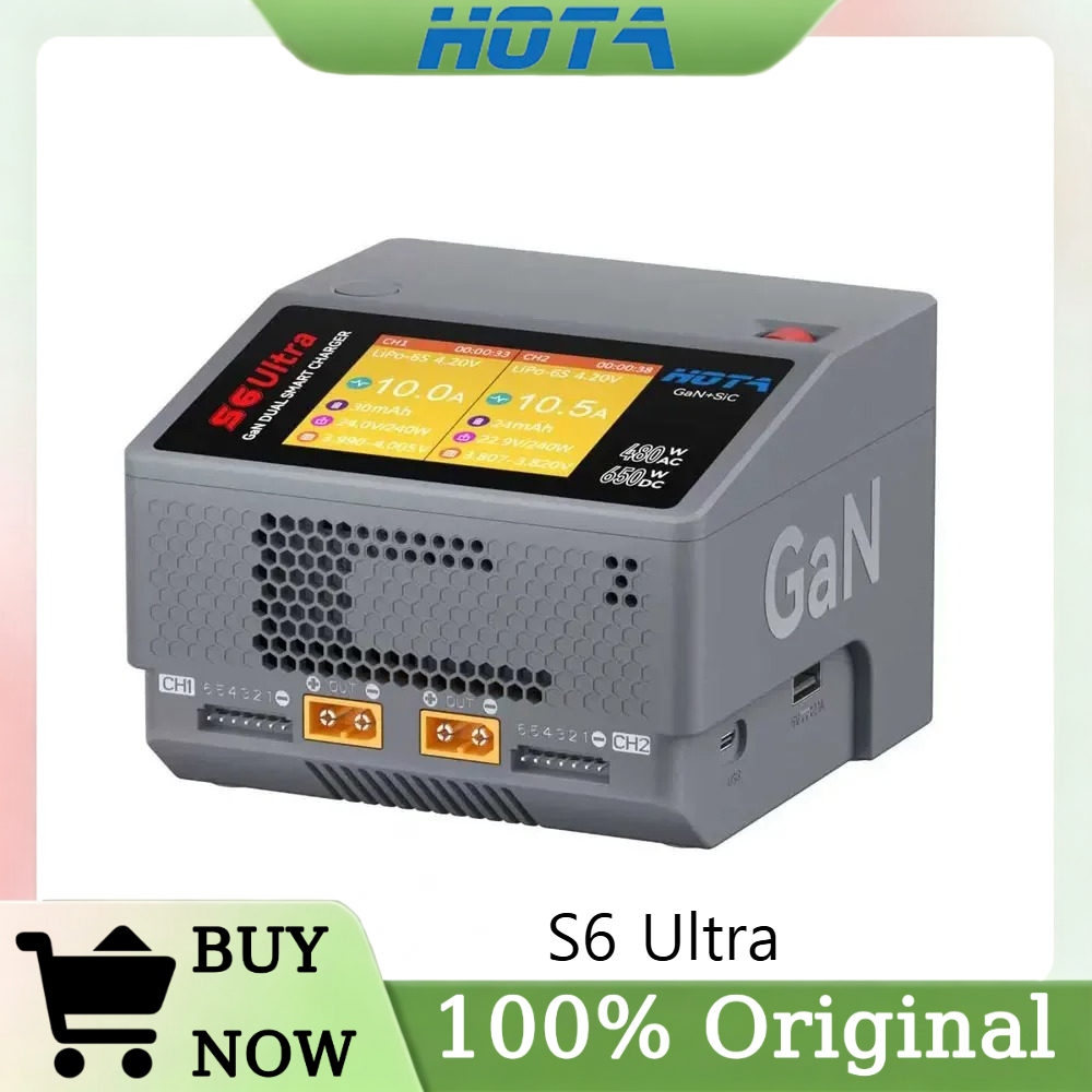 HOTA S6 Ultra Dual Channel Cha - Fpv Drone Charger recensie en prijs